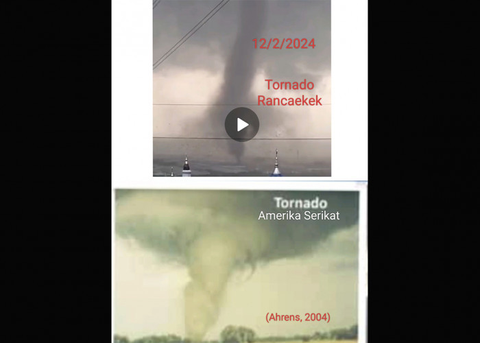 Tornado Rancaekek Bandung 99 Persen Mirip dengan Tornado di Amerika Serikat