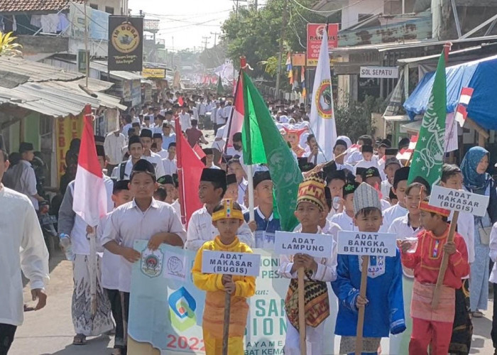 Ribuan Santri Buntet, Rayakan Peringatan Hari Santri 