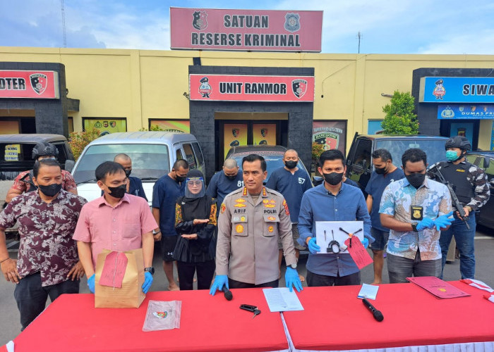 Polresta Cirebon Ungkap Kasus Pencurian Kendaraan R4 Jaringan Jawa-Sumatera