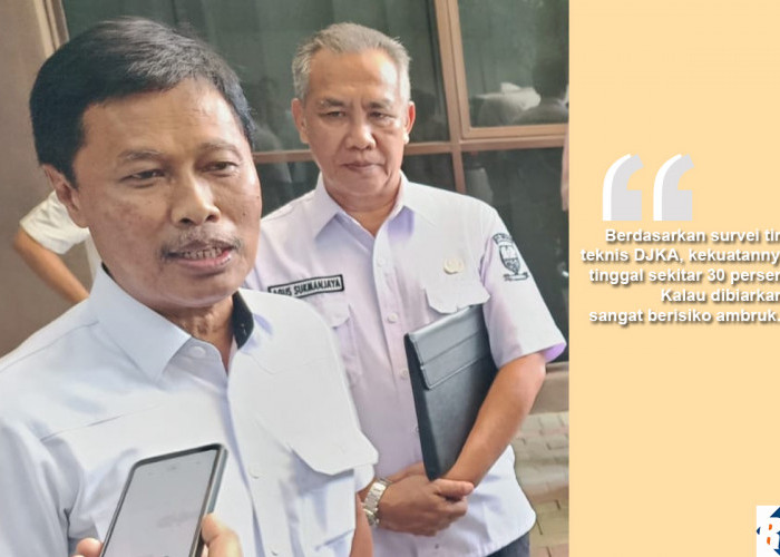 Respons Polemik Pembongkaran Jembatan Kereta Kalibaru, Walikota Cirebon: Dibiarkan, sangat berisiko ambruk