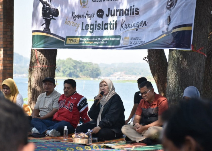 Touring Bareng Jurnalis, Ketua DPRD Kuningan: Pers Pilar Keempat Demokrasi