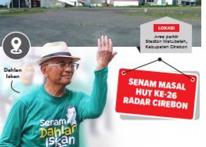 Besok! Bergerak Sehat, 2 Umrah Menanti: Senam Masal HUT Ke-26 Radar Cirebon Bersama Dahlan Iskan