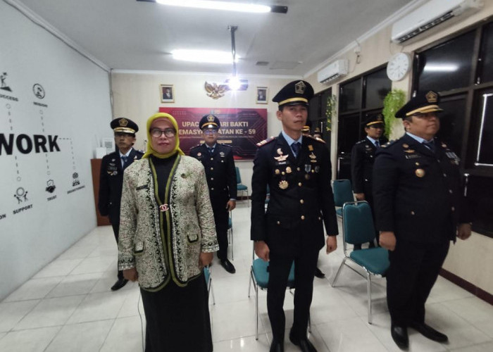 Rupbasan Cirebon ikuti Upacara HBP Ke-59 dan Halal Bi Halal  Kemenkumham Secara Virtual