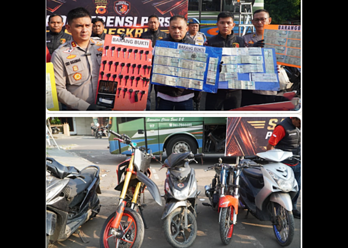 Motor Curian dari Cirebon akan Dikirim ke Sumatera: 26 Unit Diamankan Penadah Besar Ditangkap