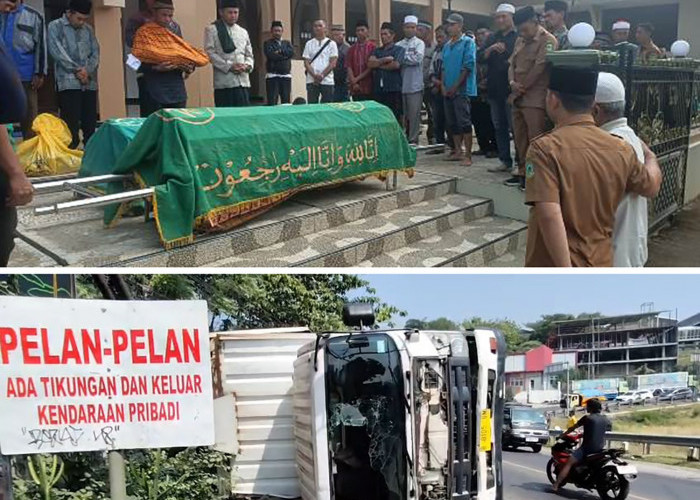 Satu Keluarga Korban Truk Tronton di Ciperna Dimakamkan di Kuningan, Anak Sulung Masih Berjuang di Rumah Sakit