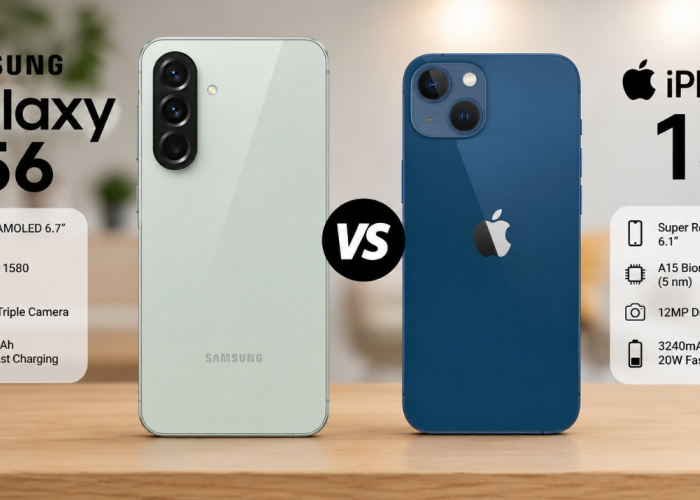 Selisih Rp2 Juta, Ini Perbandingan iPhone 13 Vs Samsung Galaxy A56 Full Komparasi dari Harga hingga Kamera