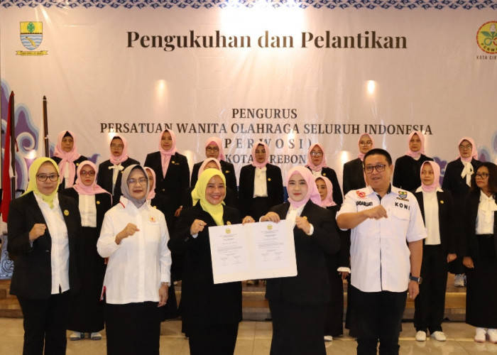 Wakil Walikota Resmi Pimpin Perwosi Kota Cirebon 2026-2030, Fokus Gaya Hidup Sehat Perempuan