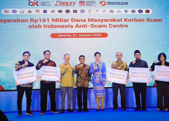 Indonesia Anti-Scam Centre Kembalikan Rp161 Miliar Dana Masyarakat Korban Scam