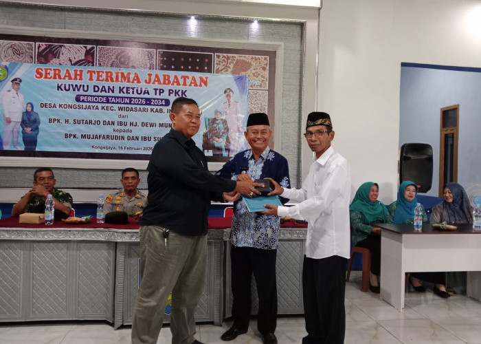 Sertijab Kuwu Kongsijaya, Mujafarudin Siap Lanjutkan Pembangunan Desa Menuju Lebih Maju