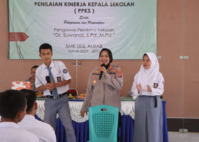 Ceramah Inspiratif Didepan Ratusan Pelajar, Begini Pesan Kapolresta Cirebon