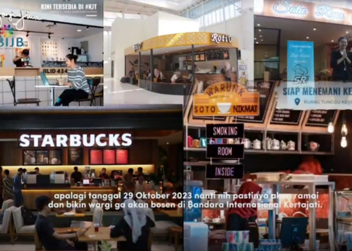 Deretan Tenant di Bandara Kertajati, Ada Starbucks hingga Roti O Bakal Tersedia Oktober Nanti