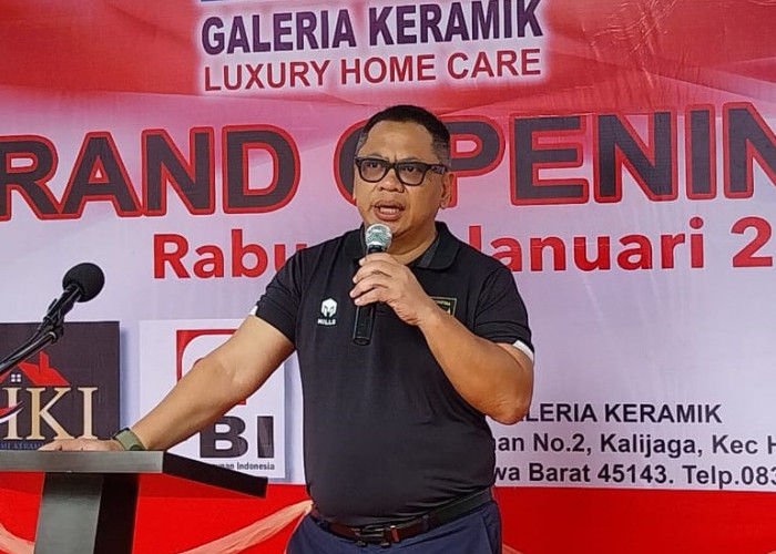 Galeria Keramik Luxury Home Care Cirebon Diresmikan, Komisaris Rickie Ferdinansyah Berharap Ini