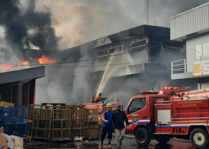 Penyebab Kebakaran Gudang JNE di Depok, Petugas Ungkapkan Hal Ini