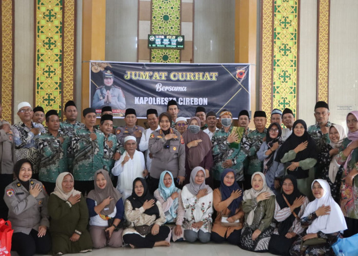 Jaga Kedekatan dengan Masyarakat, Polresta Cirebon Gelar Jumat Curhat Serentak