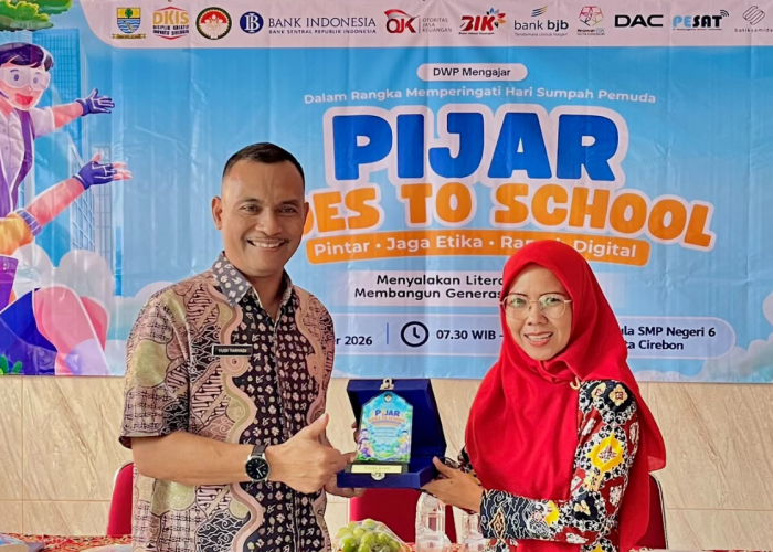 Hoaks hingga Judi Online Mengintai Pelajar, DWP DKIS Cirebon Hadirkan Program PIJAR