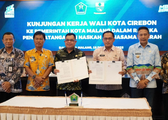 Kunjungi Malang, Walikota Cirebon Mantapkan Kerja Sama Digitalisasi Sistem Perpajakan
