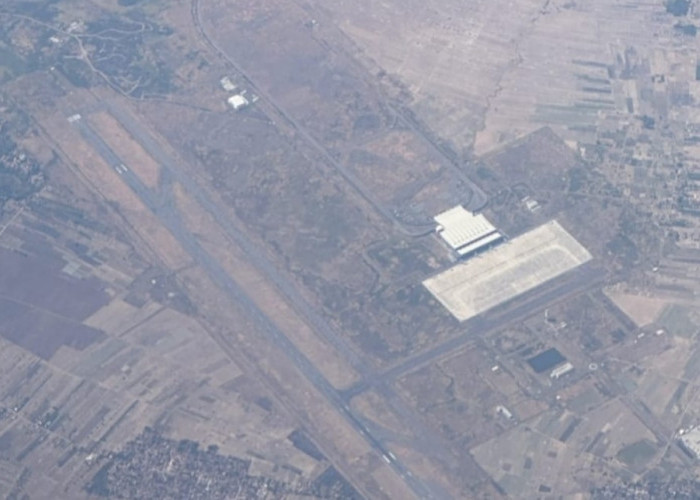 Melihat Landas Pacu Bandara Kertajati dari Udara, Panjang 3.000 Meter, Pernah Didarati Pesawat Kargo Terbesar