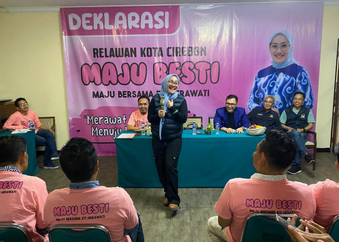Maju Bestie Deklarasi, Siap Menangkan Eti Herawati di Pilkada Kota Cirebon