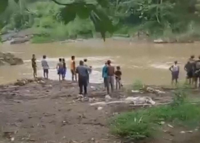 Remaja 14 Tahun Hanyut Terseret Arus Sungai Cisanggarung Kuningan