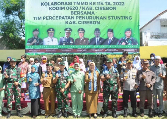 TMMD ke-114 Kodim 0620 Kabupaten Cirebon, Fokus Penanganan Stunting