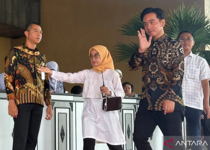 Gibran Rakabuming Raka Hadir di DPR, Ikuti Gladi Bersih Pelantikan Presiden - Wakil Presiden RI Terpilih