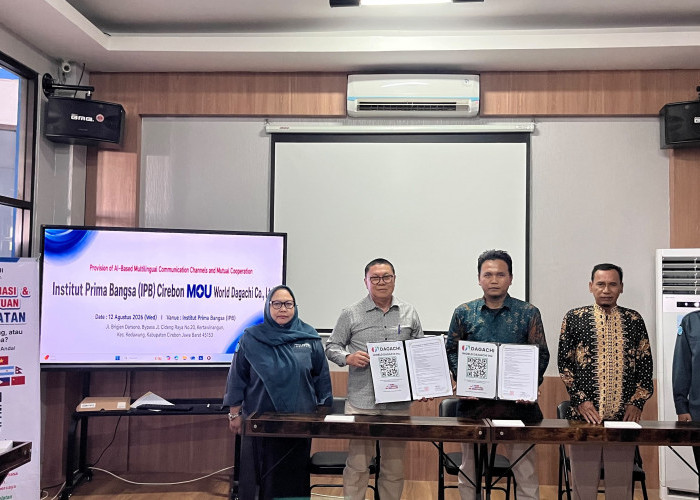 World Dagachi Gandeng IPB Cirebon, Kembangkan Komunikasi Multibahasa Berbasis AI  