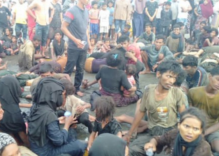 Pantai Aceh Diserbu Pengungsi Rohingya, Kondisinya Ya Allah...