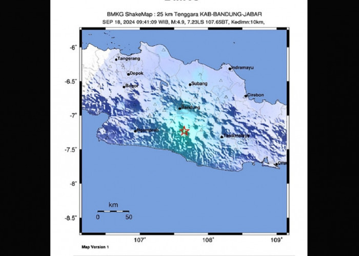 Inilah Lokasi Sesar Garsela, Pemicu Gempa Bumi Berkekuatan 5,0 Magnitudo di Bandung 