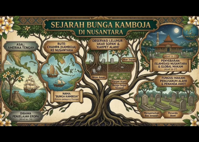 Sekilas tentang Pohon Kamboja, Sejak Kapan Ditanam di Kuburan? Begini Penjelasannya