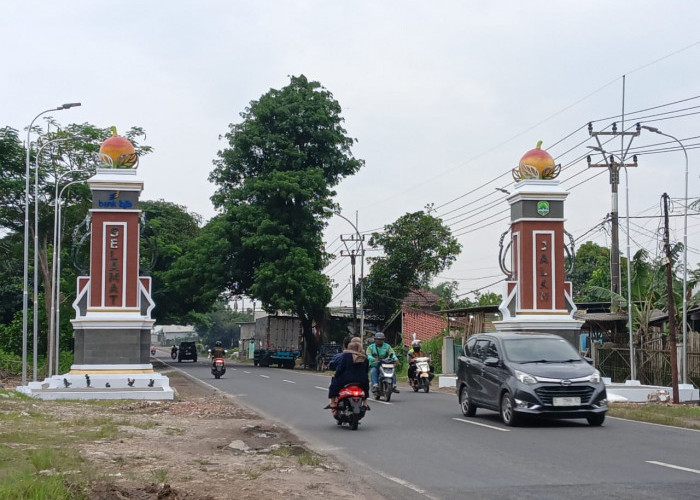 Pemugaran Tugu Perbatasan Majalengka–Cirebon Rampung, Usung Ikon Gedong Gincu