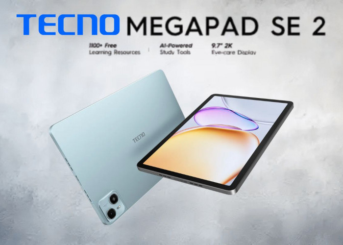TECNO MEGAPAD SE 2: Tablet Rp3 Jutaan yang Bisa Bantu Belajar dengan AI