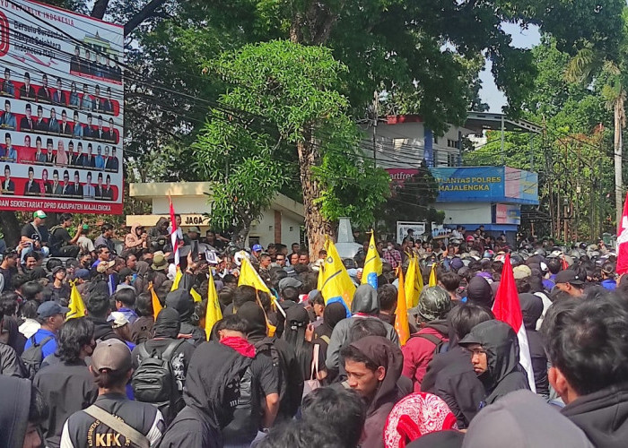 Demo 1 September di Majalengka, Mahasiswa dan Warga Geruduk DPRD 