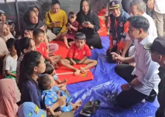 Wapres Gibran Tinjau Lokasi Bencana di Sukabumi