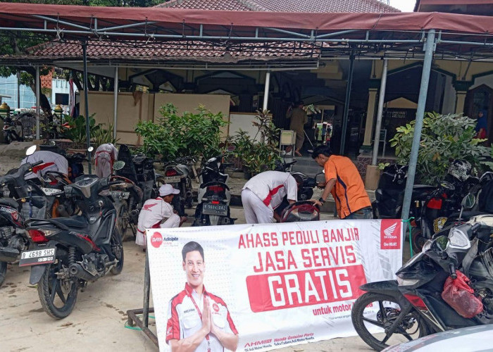 AHASS Gelar Servis Gratis untuk Konsumen Terdampak Banjir di Bekasi dan Bogor