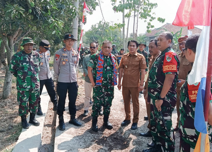 TMMD ke-129 Sasar Desa Perbatasan Cirebon-Indramayu, Brigjen Yohanes Tekankan Kedekatan TNI dan Warga