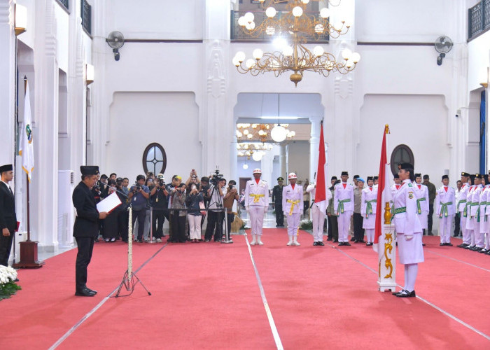 51 Paskibraka Jabar 2026 Dikukuhkan Dedi Mulyadi, Ini Pesan yang Disampaikan