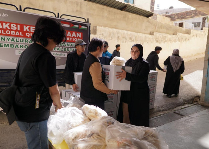 Dari Cirebon untuk Palestina, Global Qur’an Foundation Bantu Pengungsi di Amman