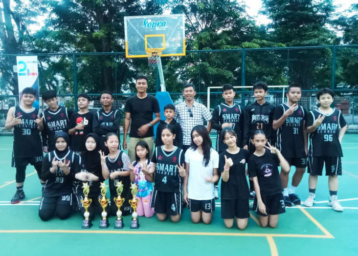 Klub Basket Smart Academy Cirebon Sabet 4 Piala di Fun Game 3x3 Tingkat SD dan SMP