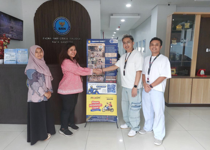 Maxim Bandung Perkuat Sinergi dengan BNN Kota Bandung untuk Perluas Edukasi dan Pencegahan Narkotika