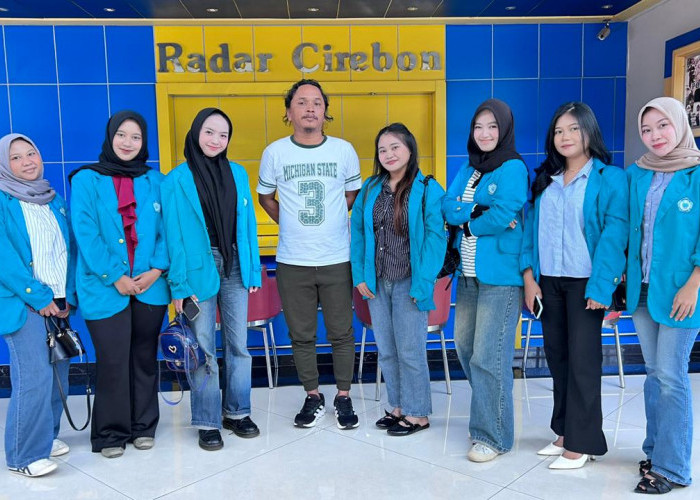 Mahasiswa UGJ Kaji Pola Komunikasi Internal Radar Cirebon TV