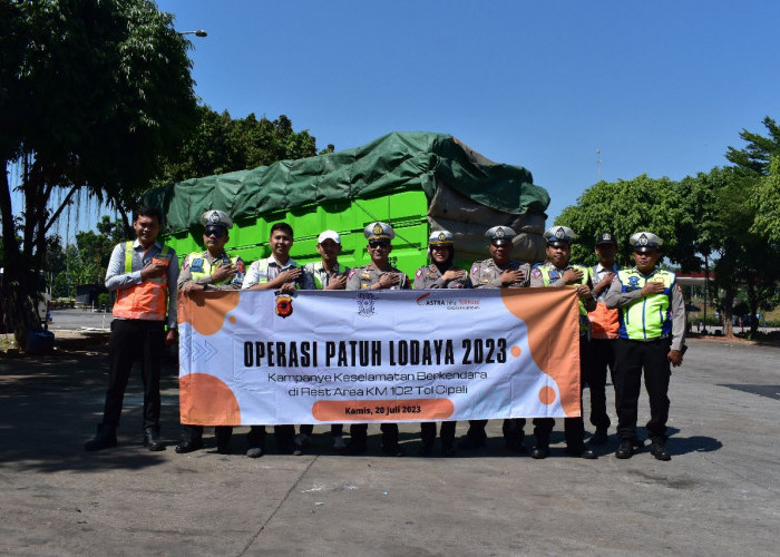 Operasi Patuh Lodaya 2023, Kampanye Keselamatan Berkendara Sasar Pengemudi Rest Area Tol Cipali