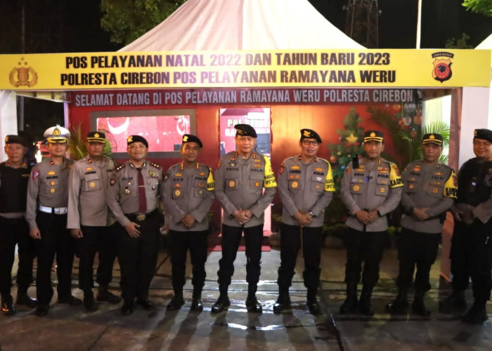 Dampingi Kakorsabhara Baharkam Polri, Kapolresta Cirebon Pantau Posyan Weru Operasi Lilin Lodaya 2022
