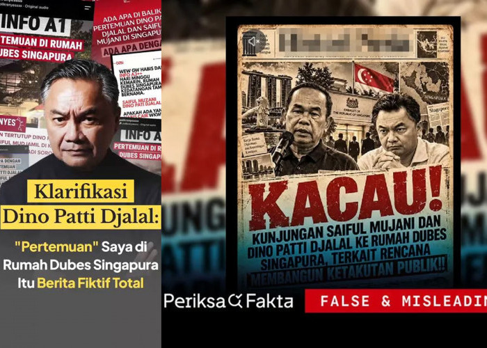 Kedutaan Besar Singapura Tegaskan Informasi Pertemuan Dino Patti Djalal dan Saiful Mujani adalah Hoaks