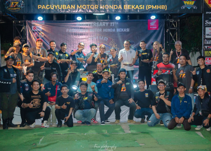 Anniversary ke-17 PMHB: Satu Hati, Satu Aspal, Satu Bekasi Perkuat Persaudaraan Komunitas Honda