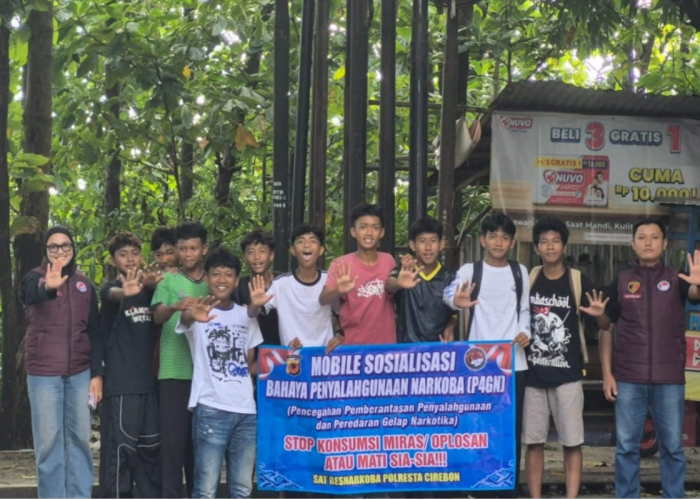 Polresta Cirebon Keliling Sosialisasikan Bahaya Narkoba dan Miras Oplosan, Warga Diajak Aktif Melapor