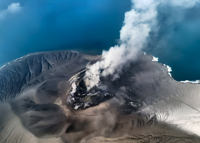 Setelah Erupsi, Tampak Pemandangan Berbeda di Sekitar Gunung Anak Krakatau, Begini Analisis Awal Badan Geologi