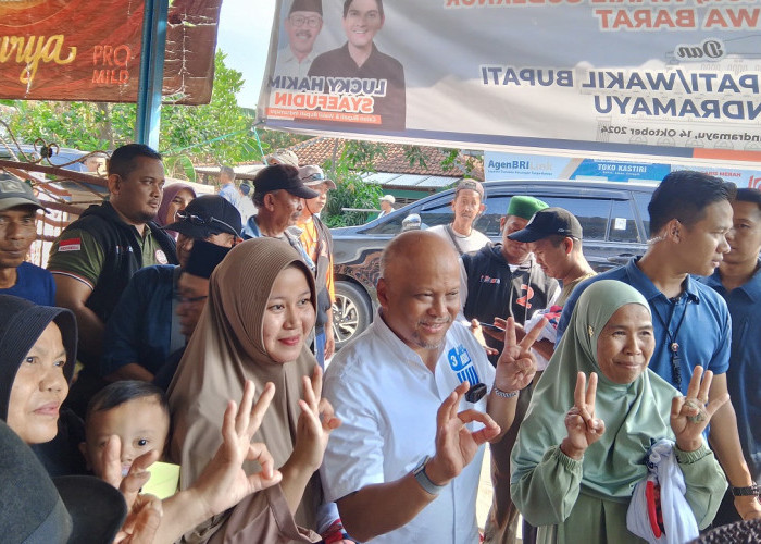 Ilham Habibie dan Lucky Hakim Kampanye Bareng, Bahas Kawasan Industri di Indramayu