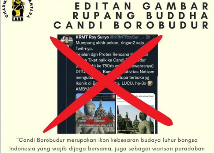 Ruy Suryo Tersangka, Kasus Meme Stupa Candi Borobudur