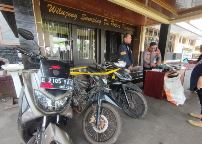 2 Pelaku Curanmor di Kuningan Ditangkap Polisi, Motor Curian Berhasil Diamankan