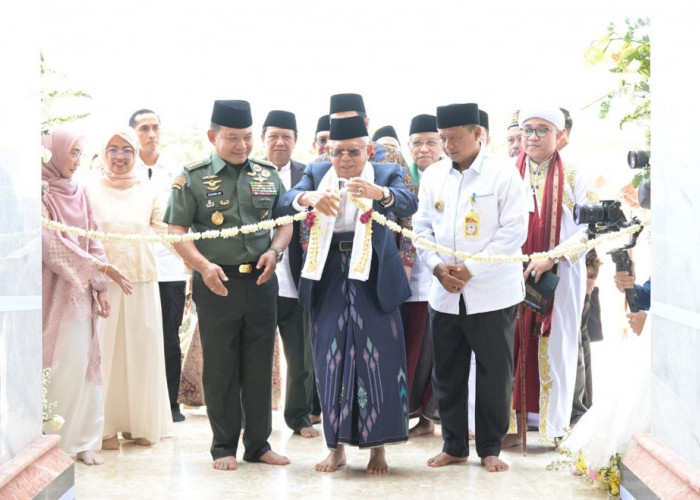 Resmikan Masjid Syarif Abdurachman di Cirebon, Wapres Ma'ruf Amin: Lanjutkan Semangat Wali Songo 